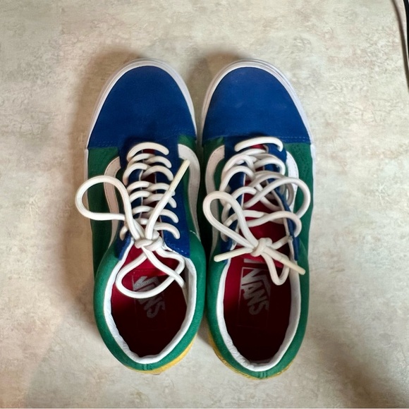 Vans Other - Vans Old Skool Yacht Club Multicolor Canvas Sneakers Mens 6 Womens 7.5 Unisex